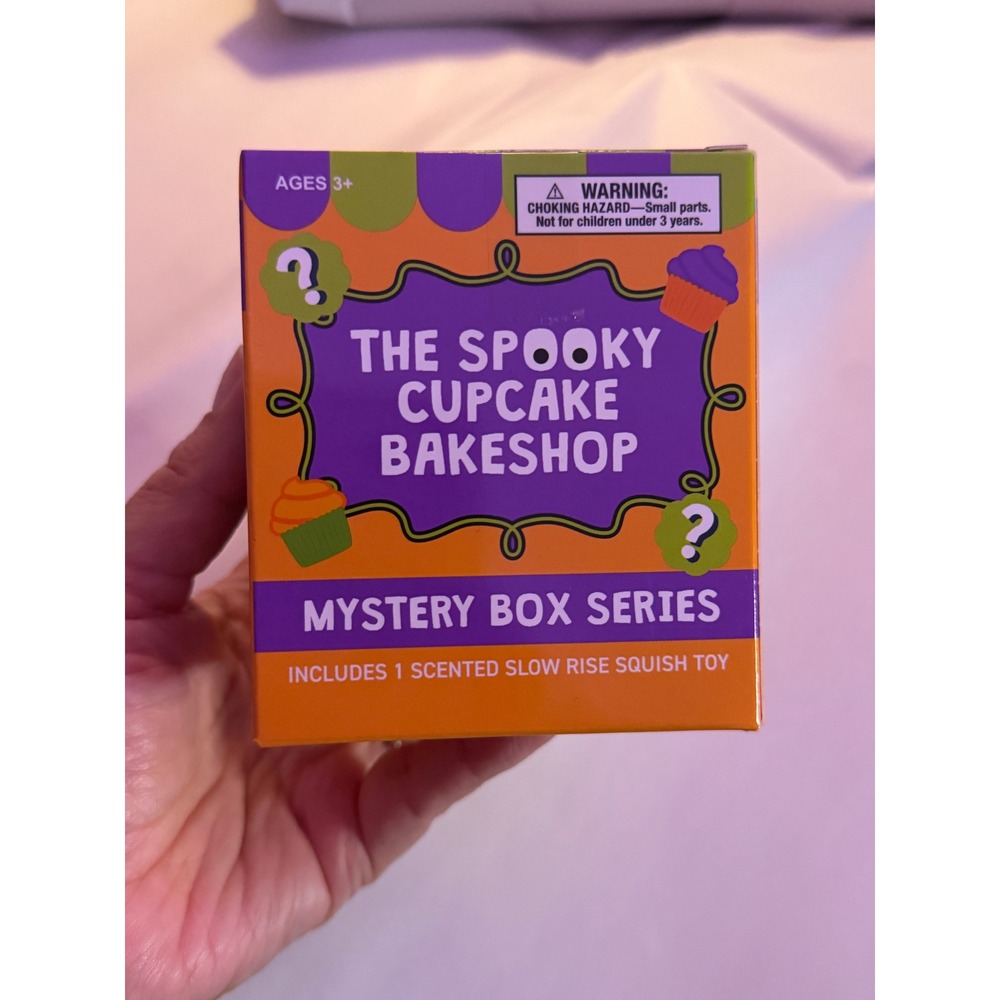 The Spooky Cupcake Bakeshop Mystery Box Scented Slow Rise Squish Toy Halloween